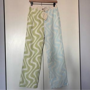 Peppermayo Ma Belle Pants in Ocean Wave